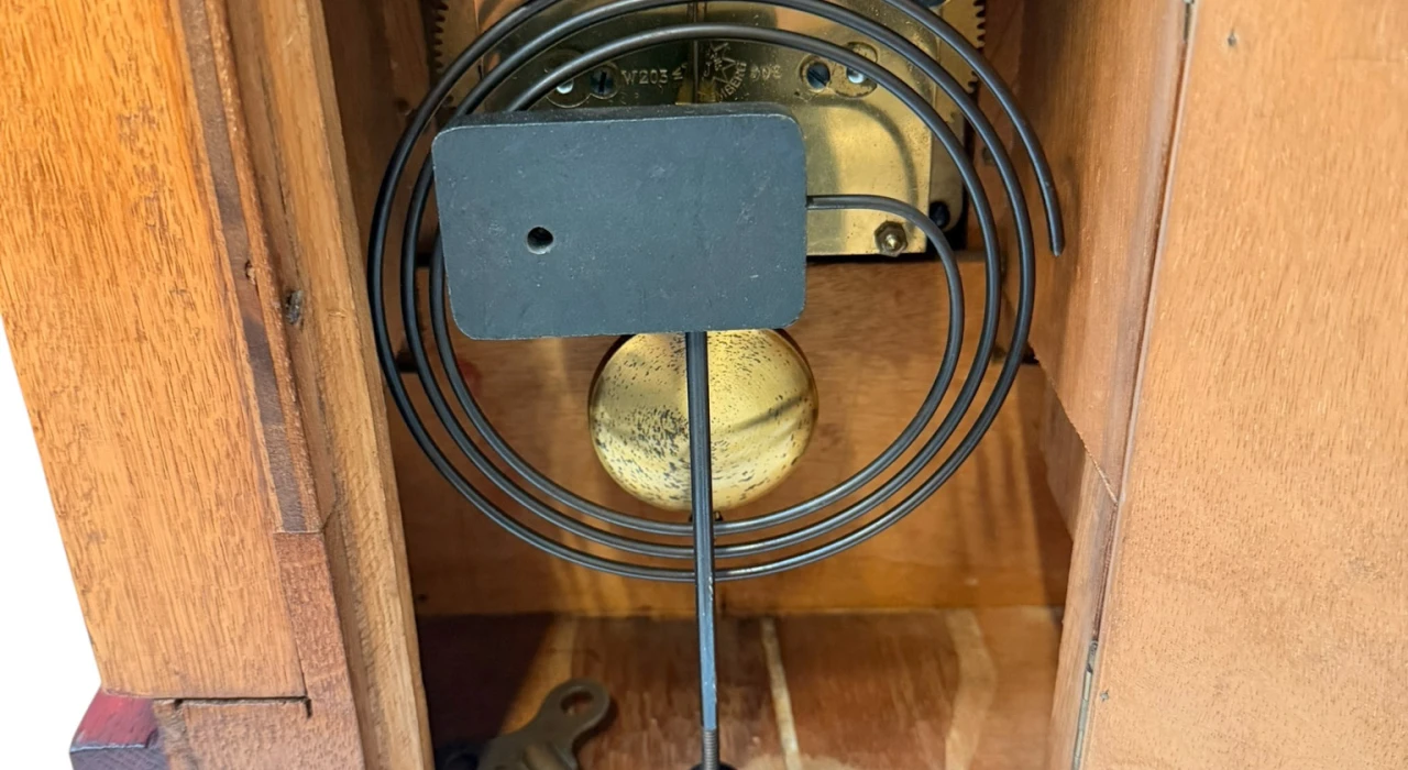 Art Deco Modernist Mantel Clock In the style of Hendrik Wouda, 1920s